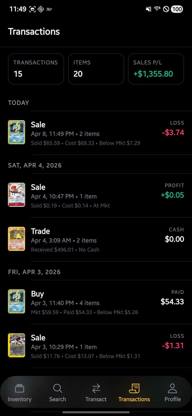 Minty Transactions